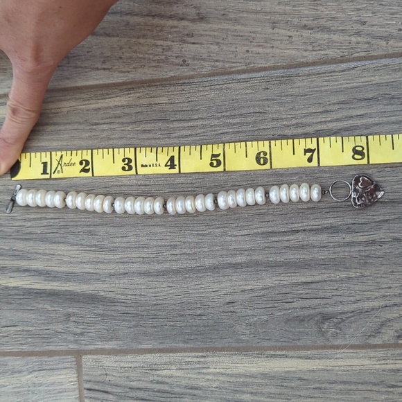 Pearl and Sterling silver bracelet - Picture 4 of 4